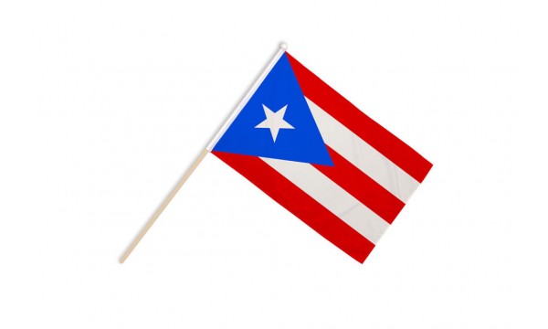 Puerto Rico Hand Flags